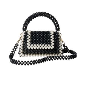 ~ Kate Spade New York x Target - Colorblock Beaded Crossbody Bag - Black/White